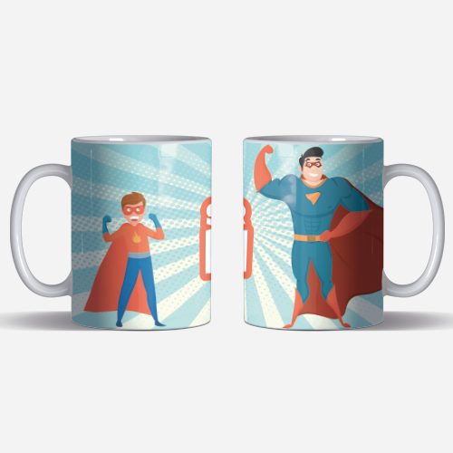 Caneca Personalizada Dia dos Pais Modelo 1