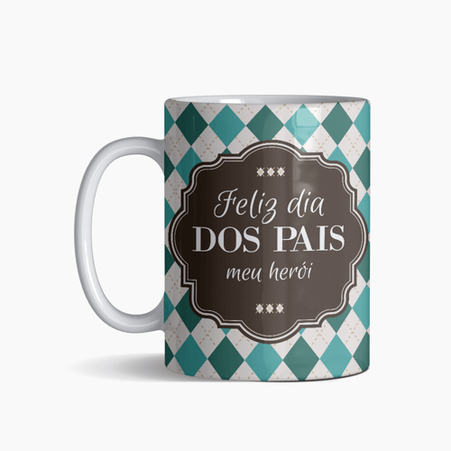 Caneca Personalizada Dia dos Pais Modelo 3