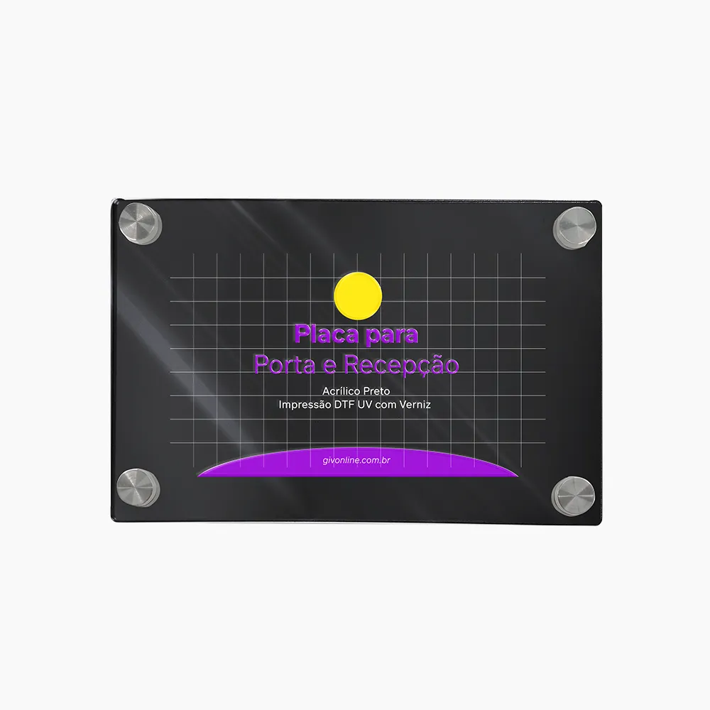 Placa Para Porta e Recepção