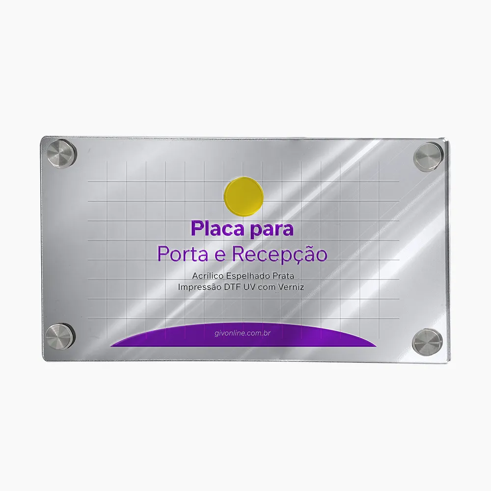 Placa Para Porta e Recepção