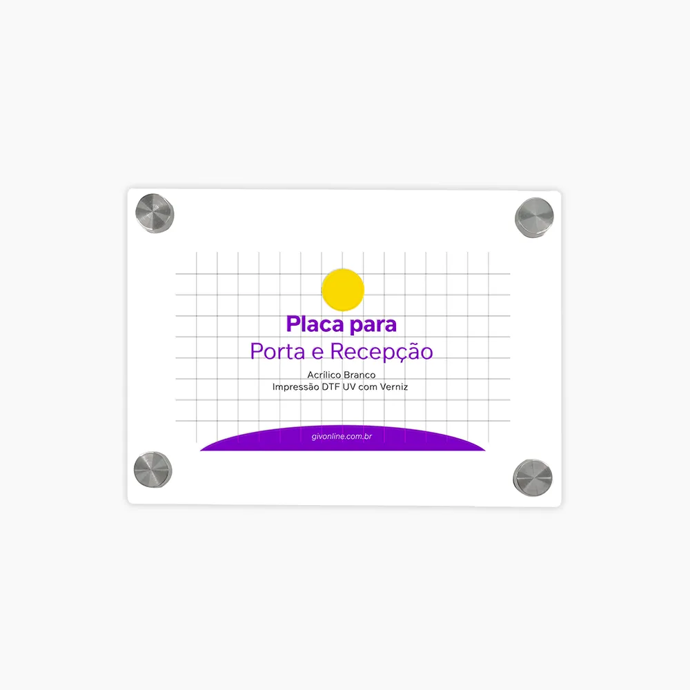 Placa Para Porta e Recepção