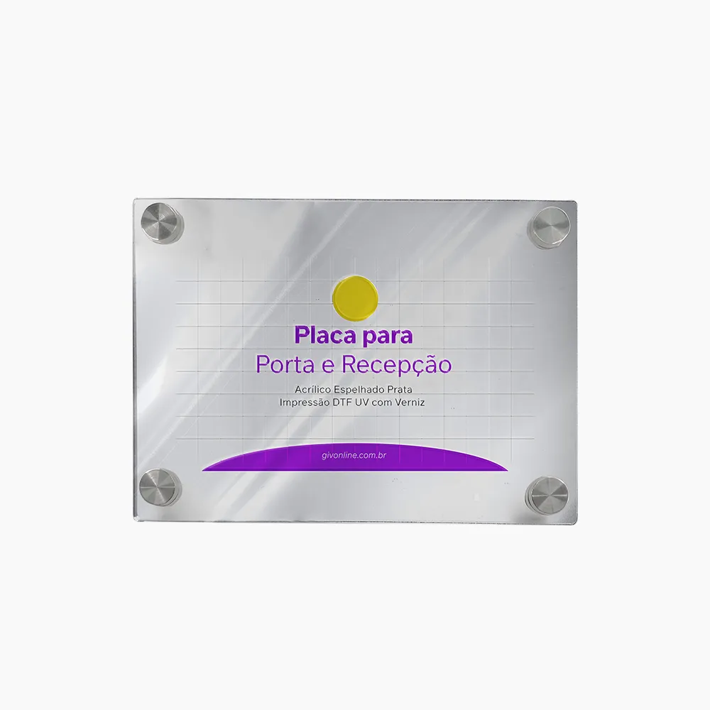 Placa Para Porta e Recepção