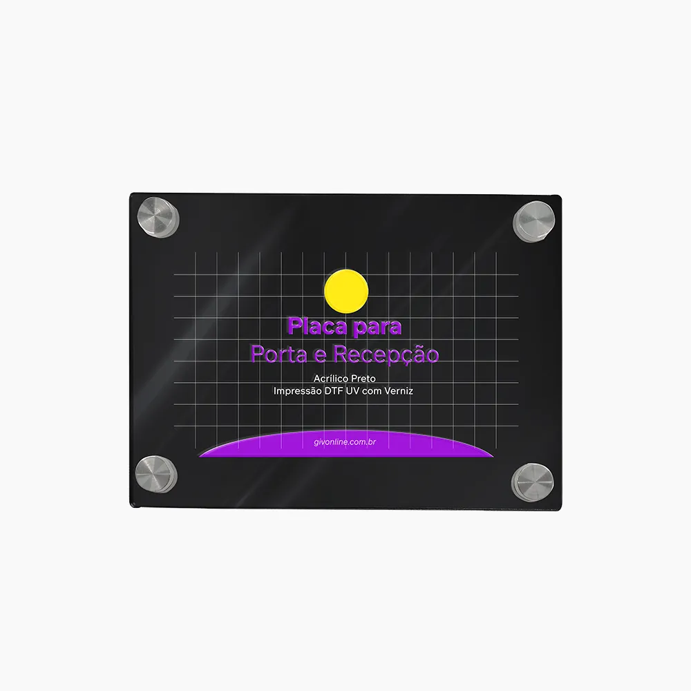 Placa Para Porta e Recepção