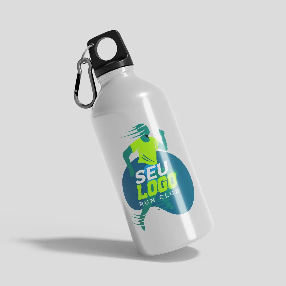 Squeeze Garrafa Mosquetão 600ml