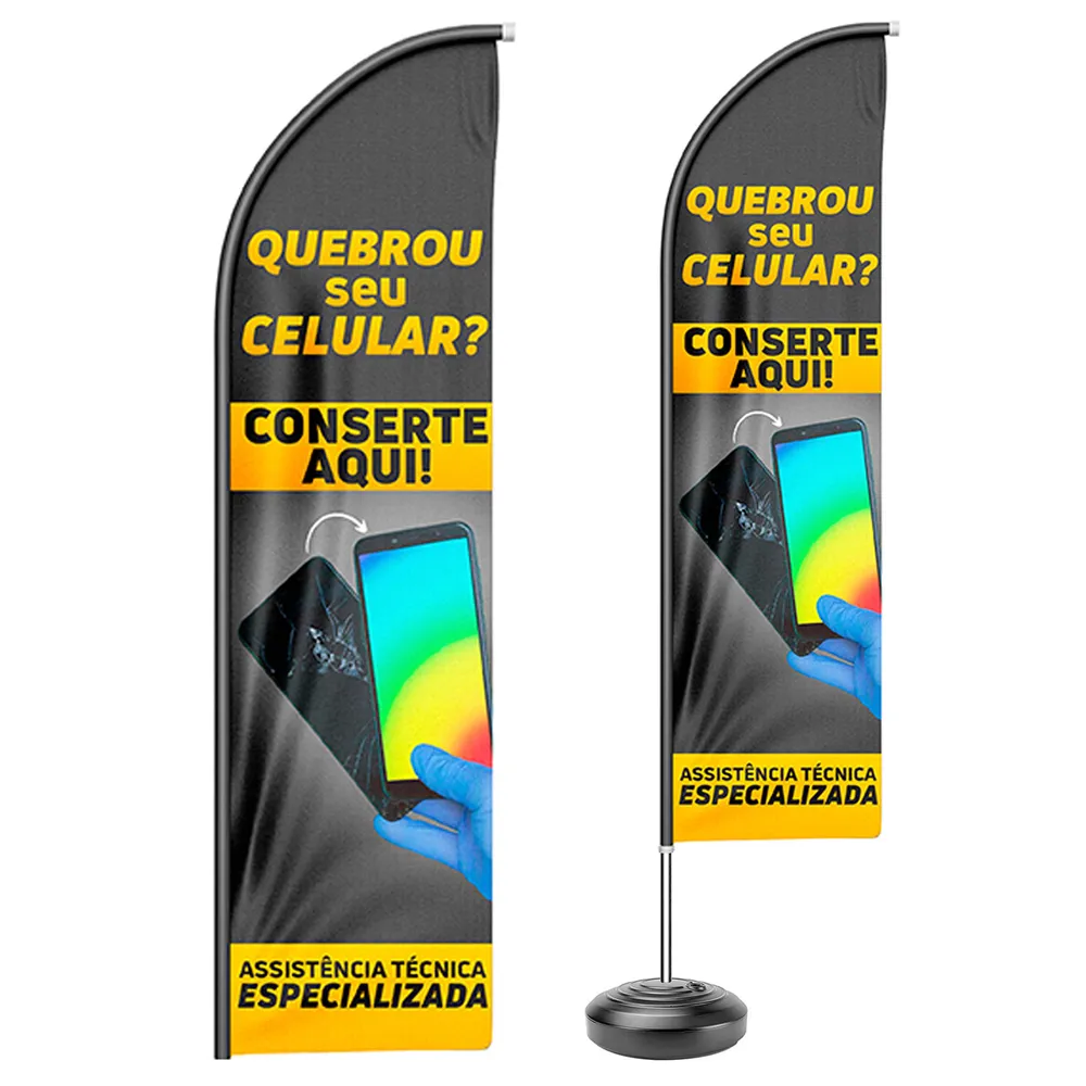 Wind Banner Completo para Piso M - Modelo Faca