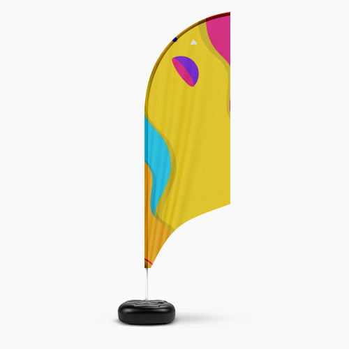 Wind Banner Completo para Piso M - Modelo Vela