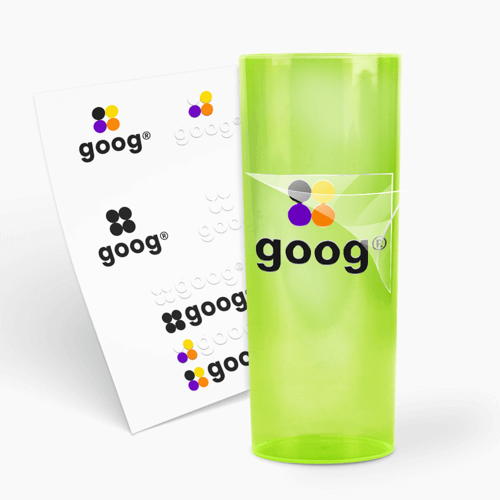Copo Long Drink 350ml sem Tampa e 1 Folha A3 DTF-UV