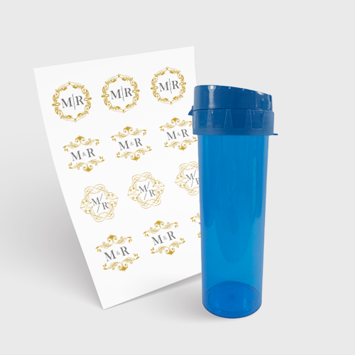 Garrafa Eco World 480ml e 1 Folha A3 DTF-UV