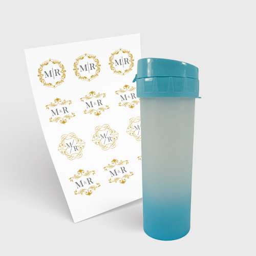 Garrafa Eco World 480ml e 1 Folha A3 DTF-UV