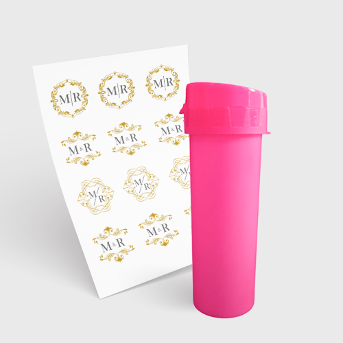 Garrafa Eco World 480ml e 1 Folha A3 DTF-UV