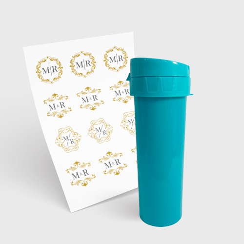 Garrafa Eco World 480ml e 1 Folha A3 DTF-UV