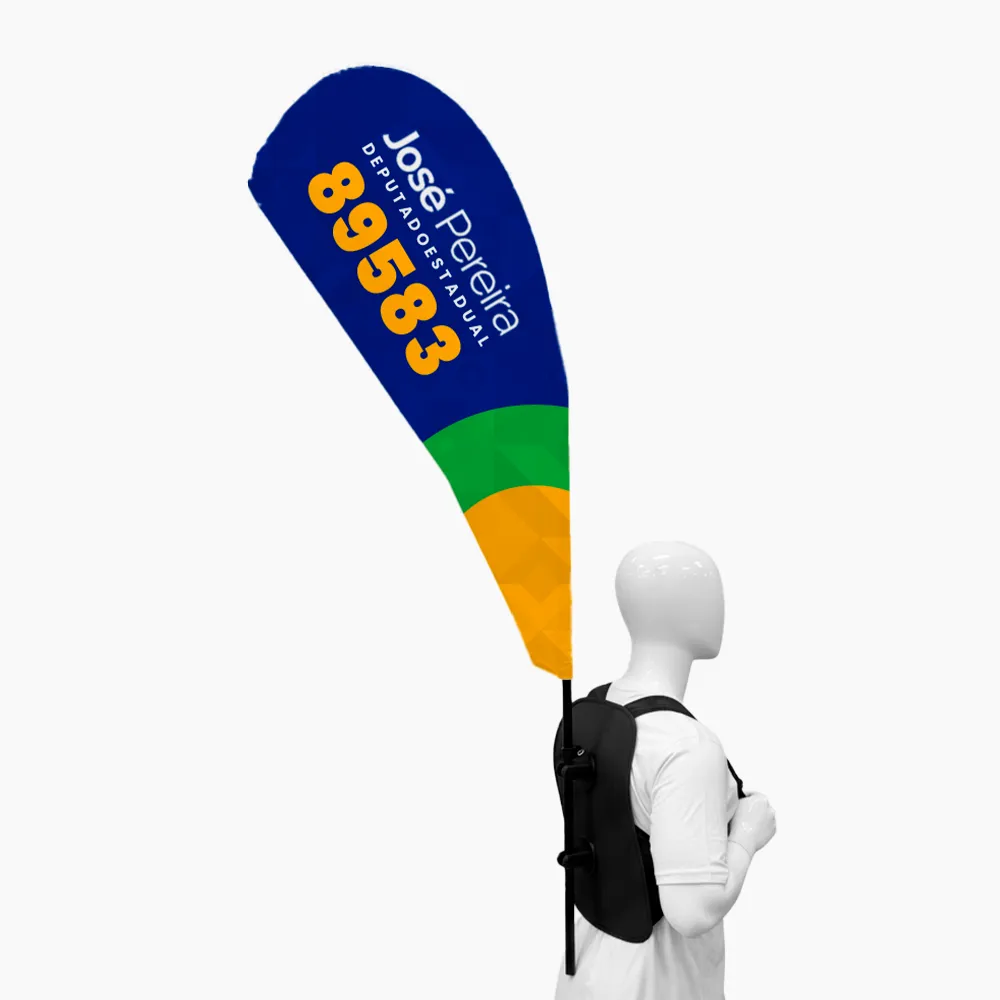 Mochila Wind Flag Completo - Modelo Gota