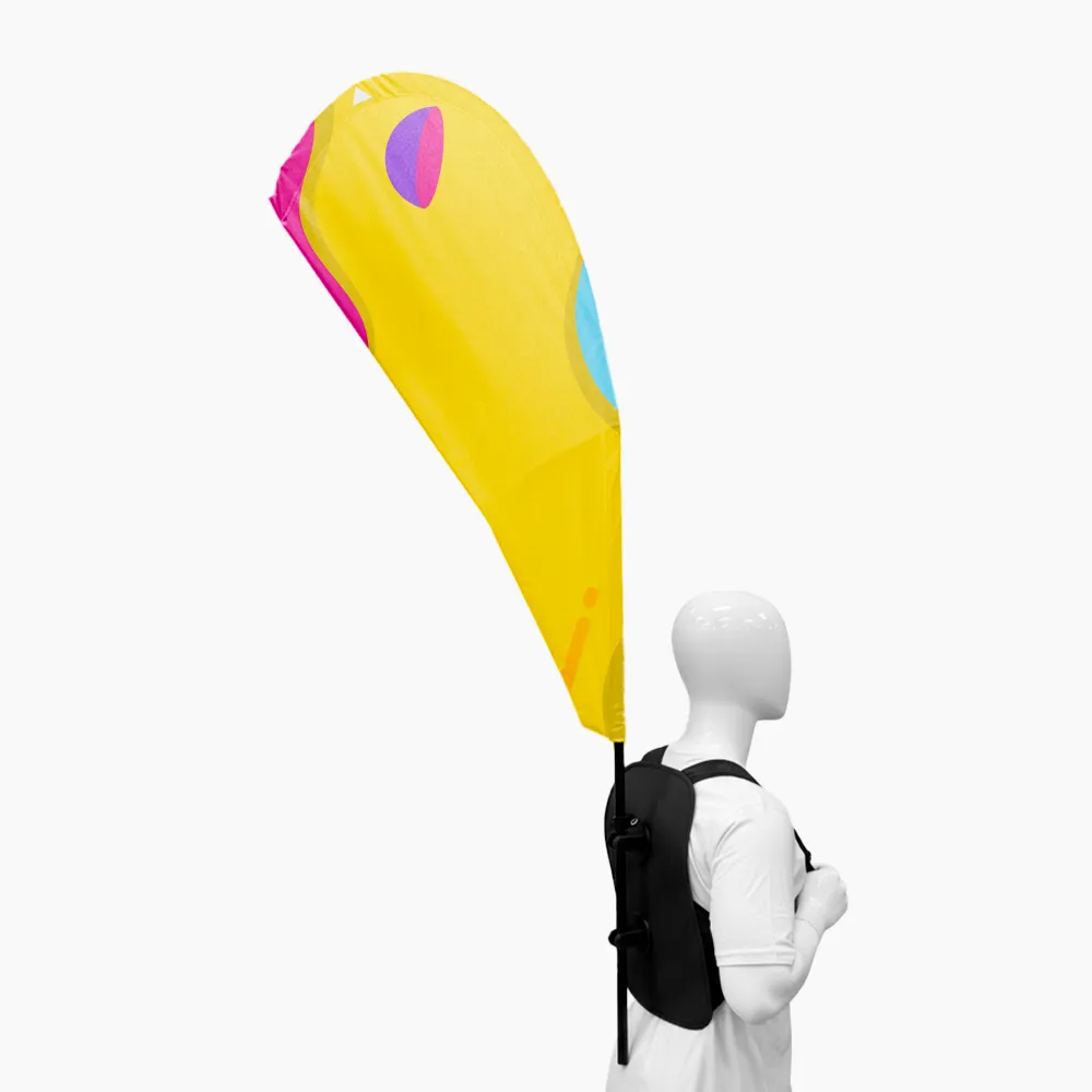 Mochila Wind Flag Completo - Modelo Gota