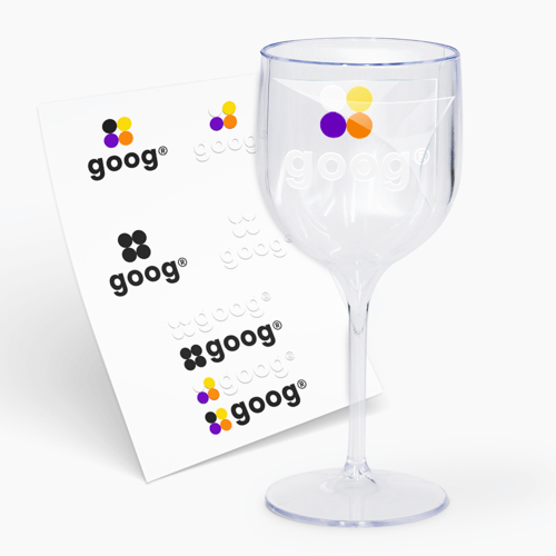 Taça de Vinho 250ml e 1 Folha A3 DTF-UV