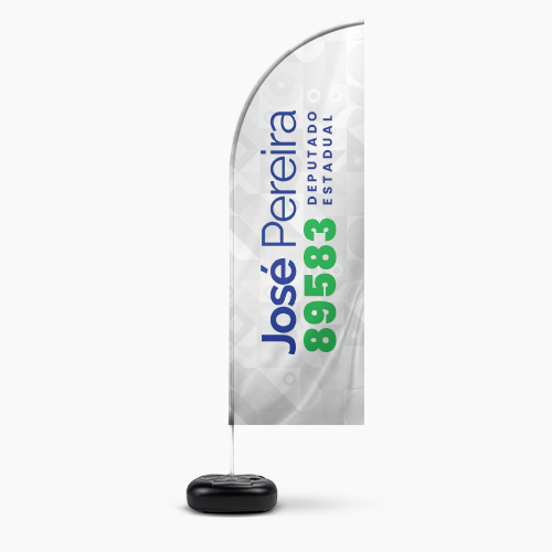 Wind Banner Completo para Piso GG - Modelo Faca Eleições