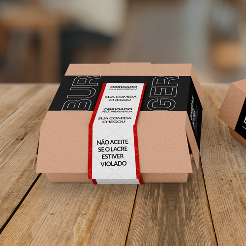 Adesivo Lacre de Segurança Delivery Personalizado