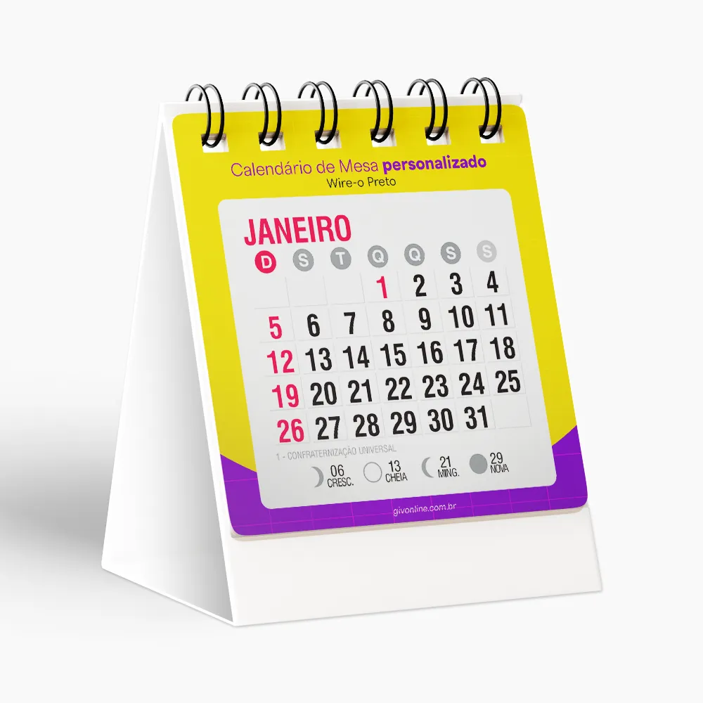 Calendário de Mesa