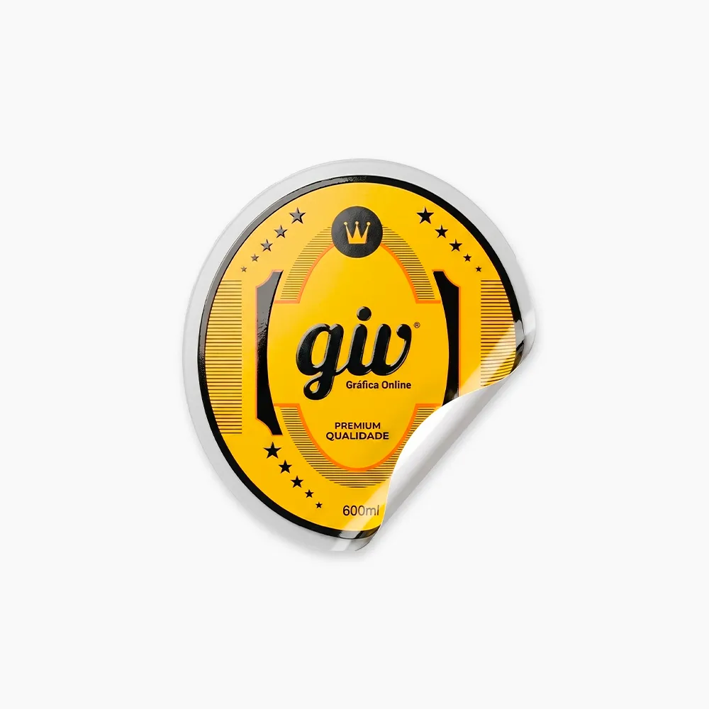 Rótulo para Garrafa de Cerveja