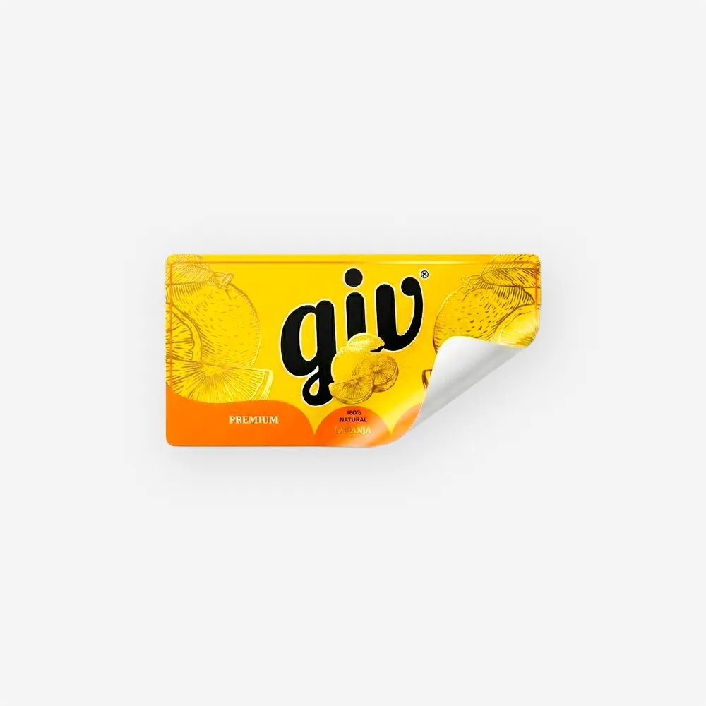 Rótulo para Garrafa de Suco
