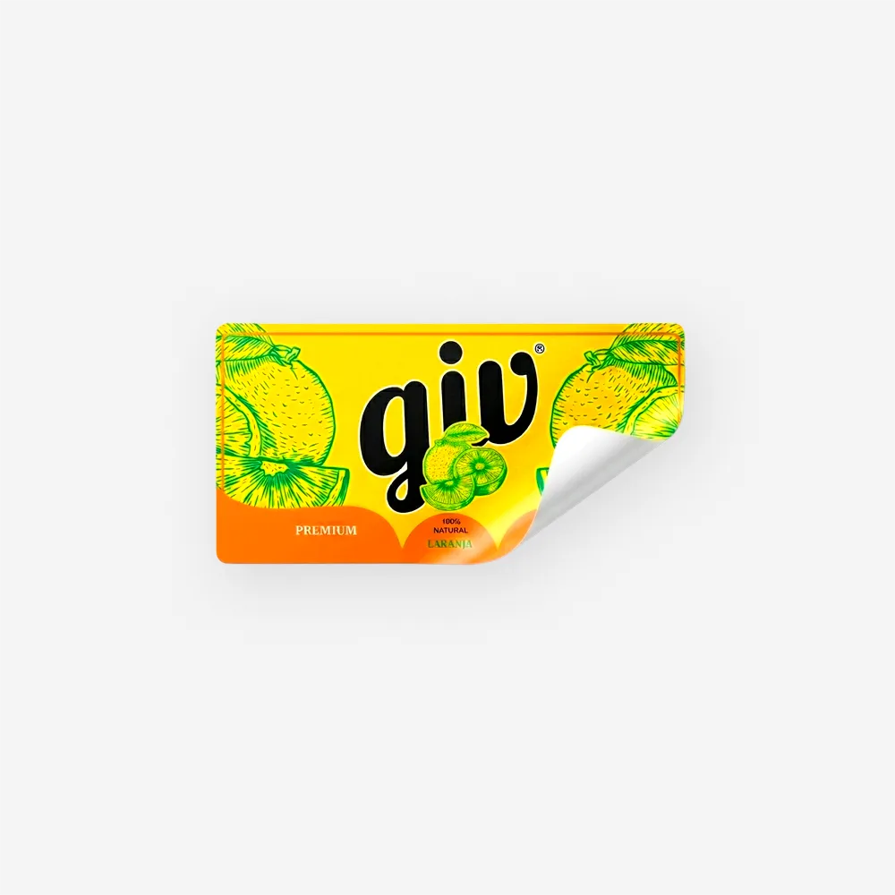 Rótulo para Garrafa de Suco