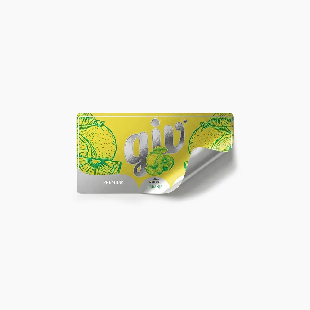 Rótulo para Garrafa de Suco