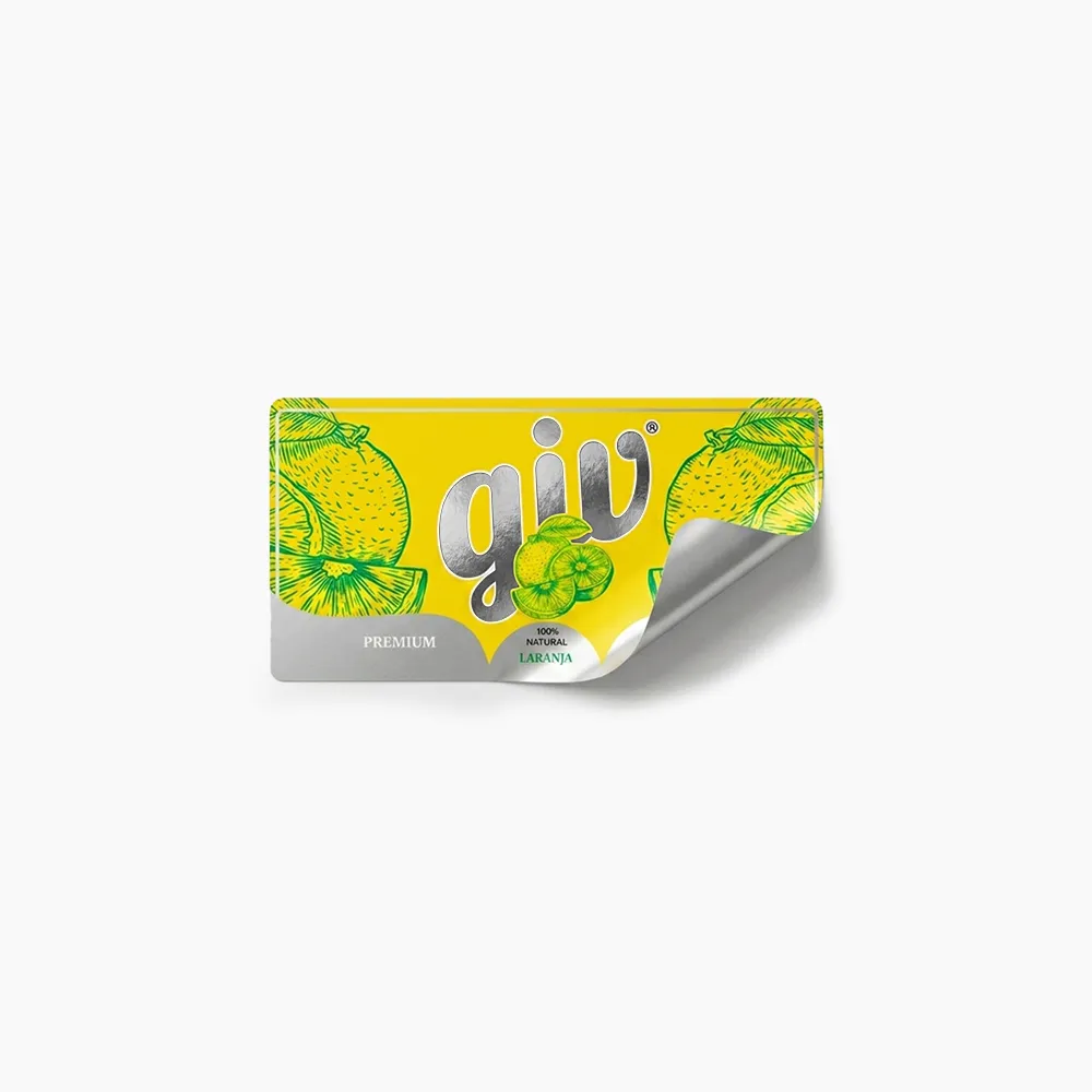 Rótulo para Garrafa de Suco