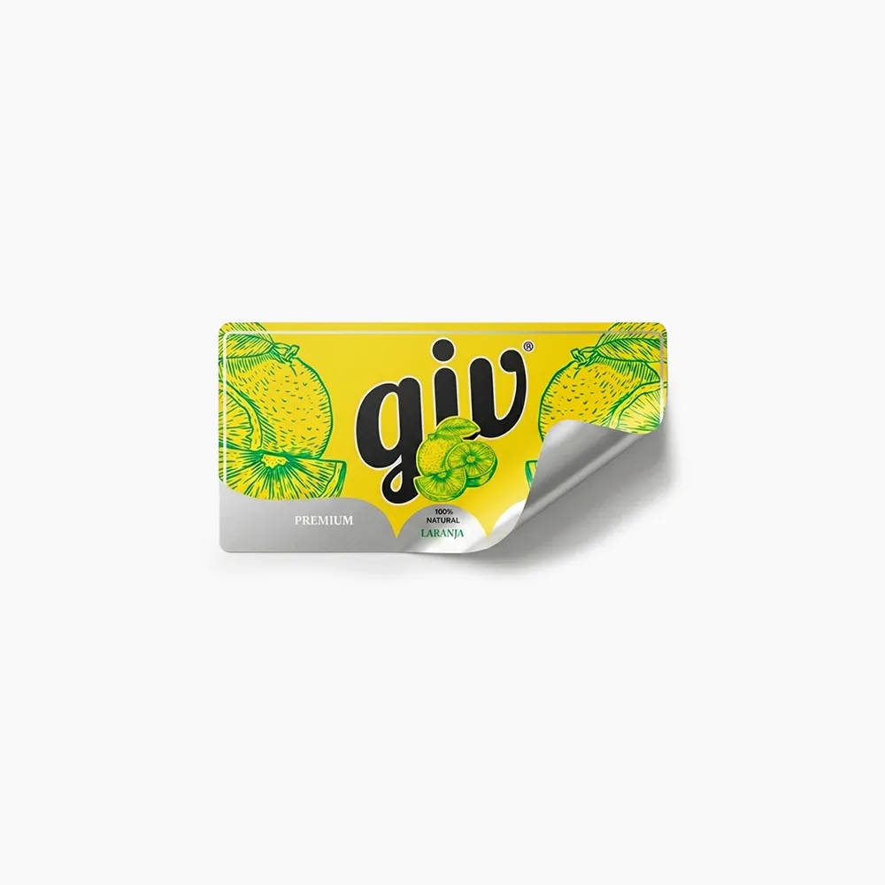 Rótulo para Garrafa de Suco