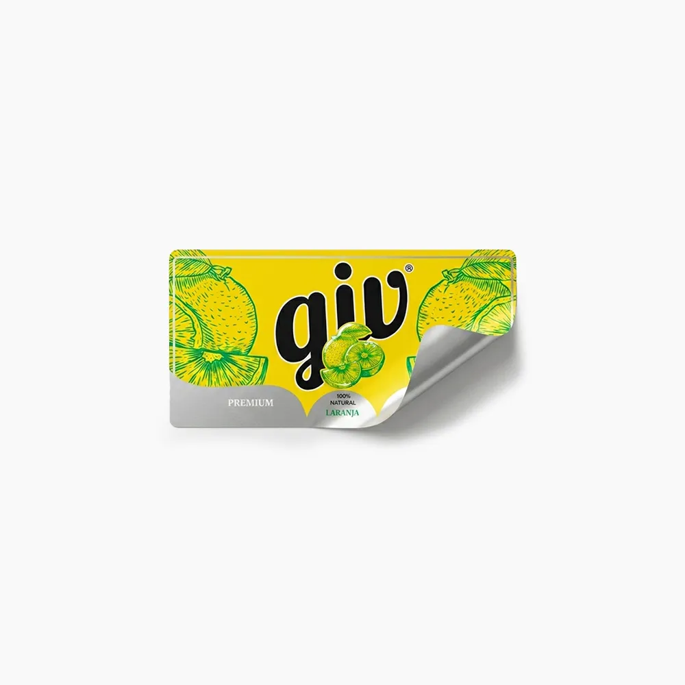 Rótulo para Garrafa de Suco
