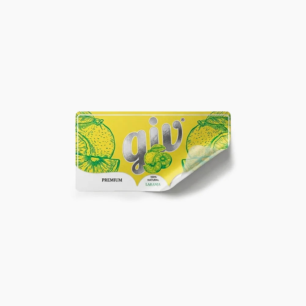 Rótulo para Garrafa de Suco