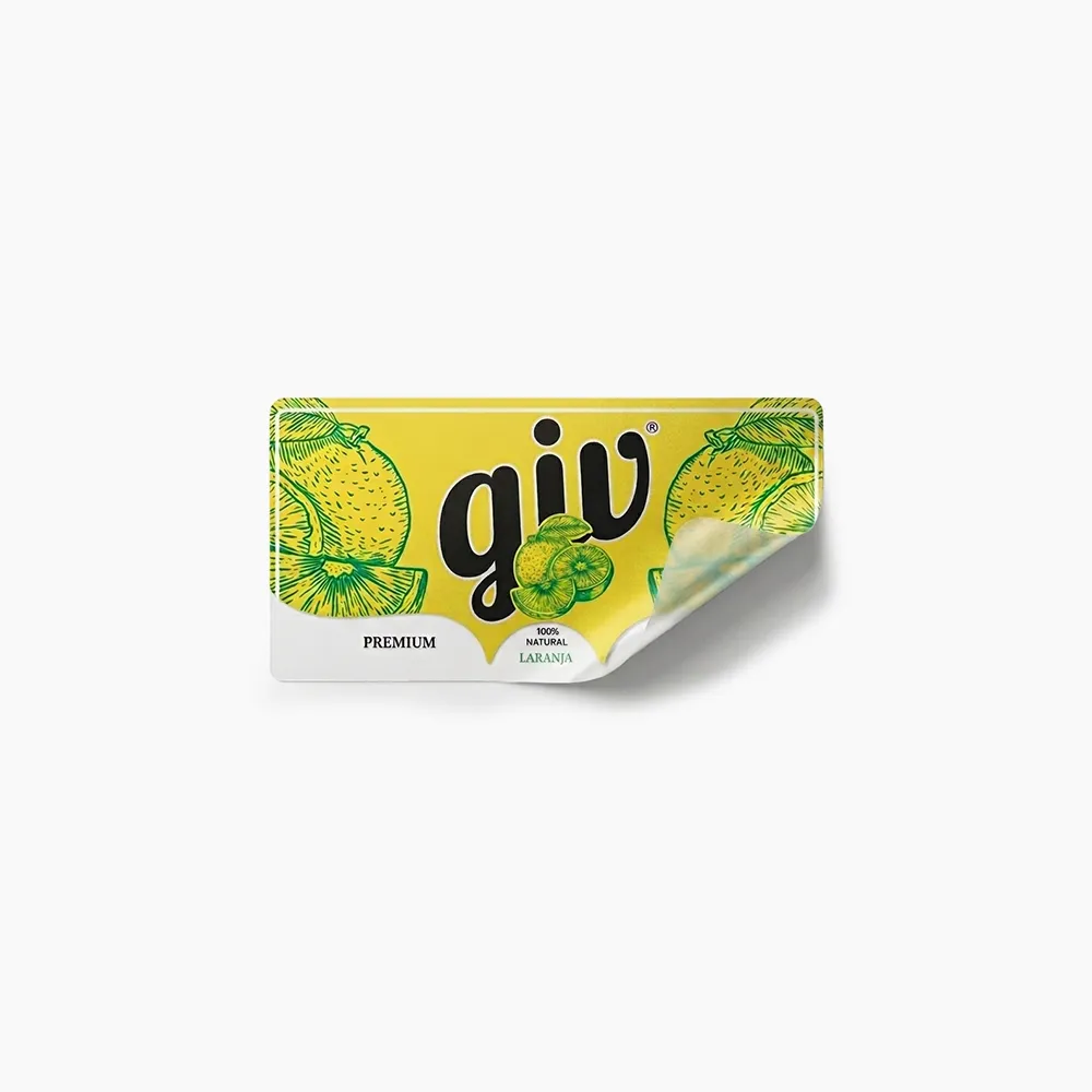 Rótulo para Garrafa de Suco