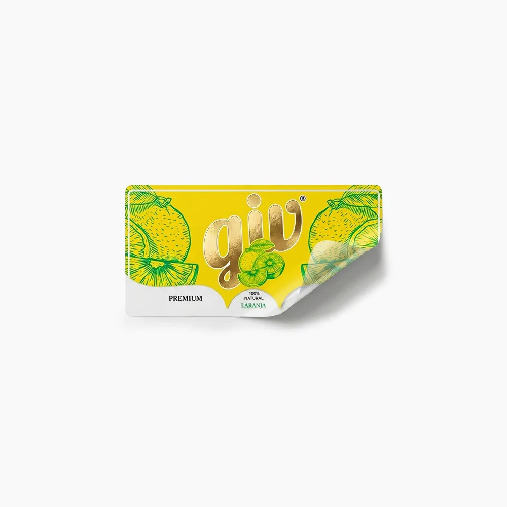 Rótulo para Garrafa de Suco