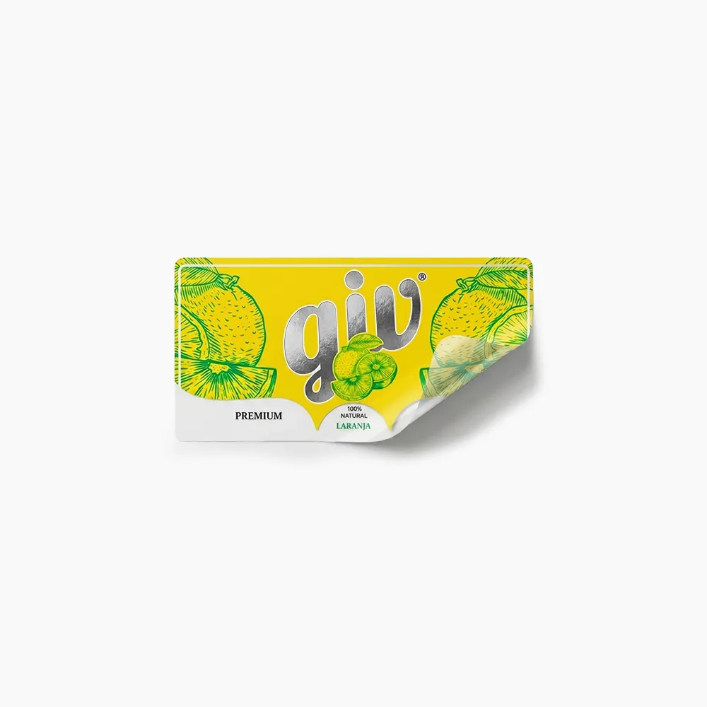 Rótulo para Garrafa de Suco