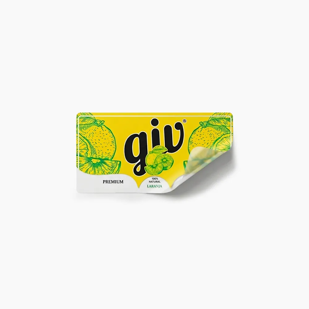 Rótulo para Garrafa de Suco