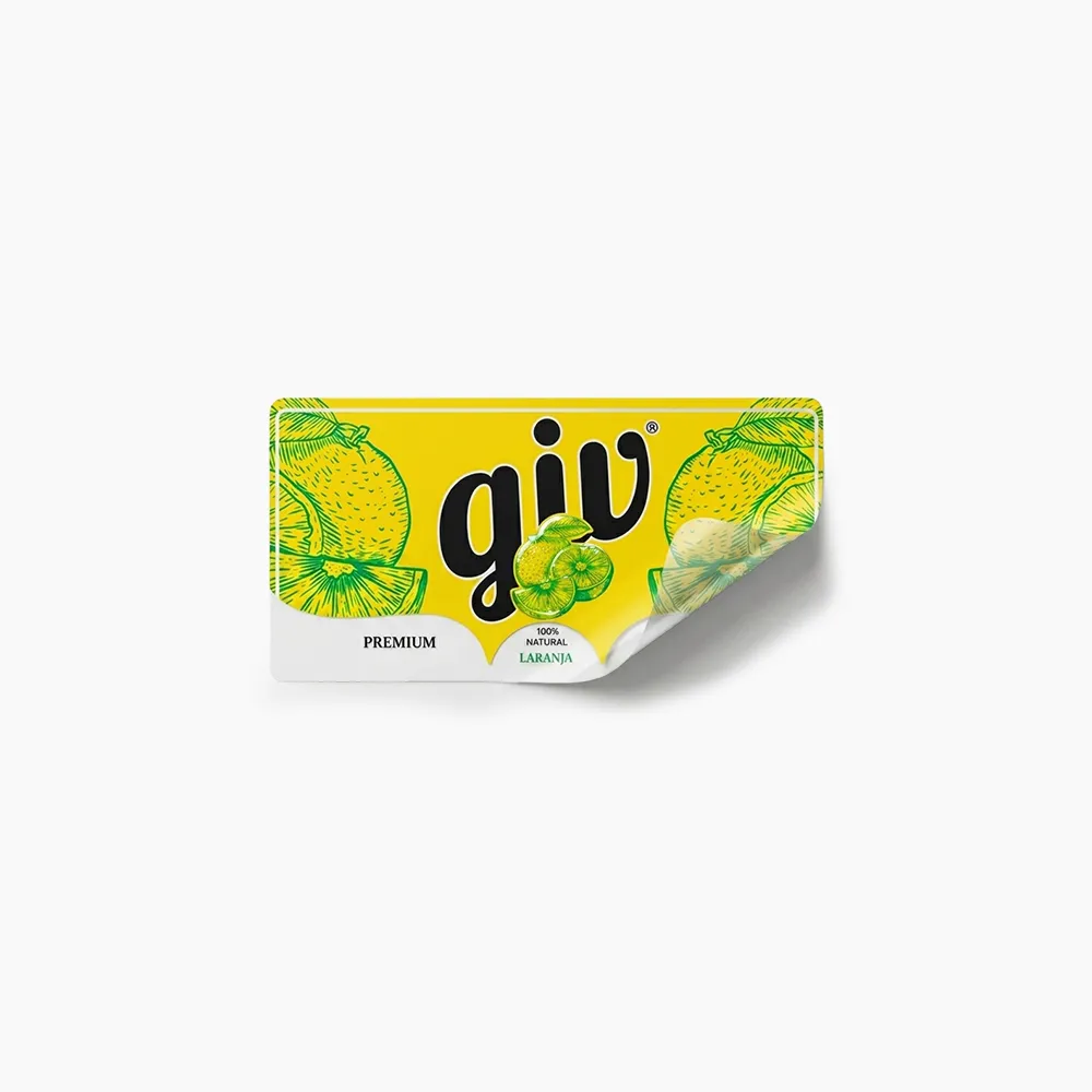 Rótulo para Garrafa de Suco