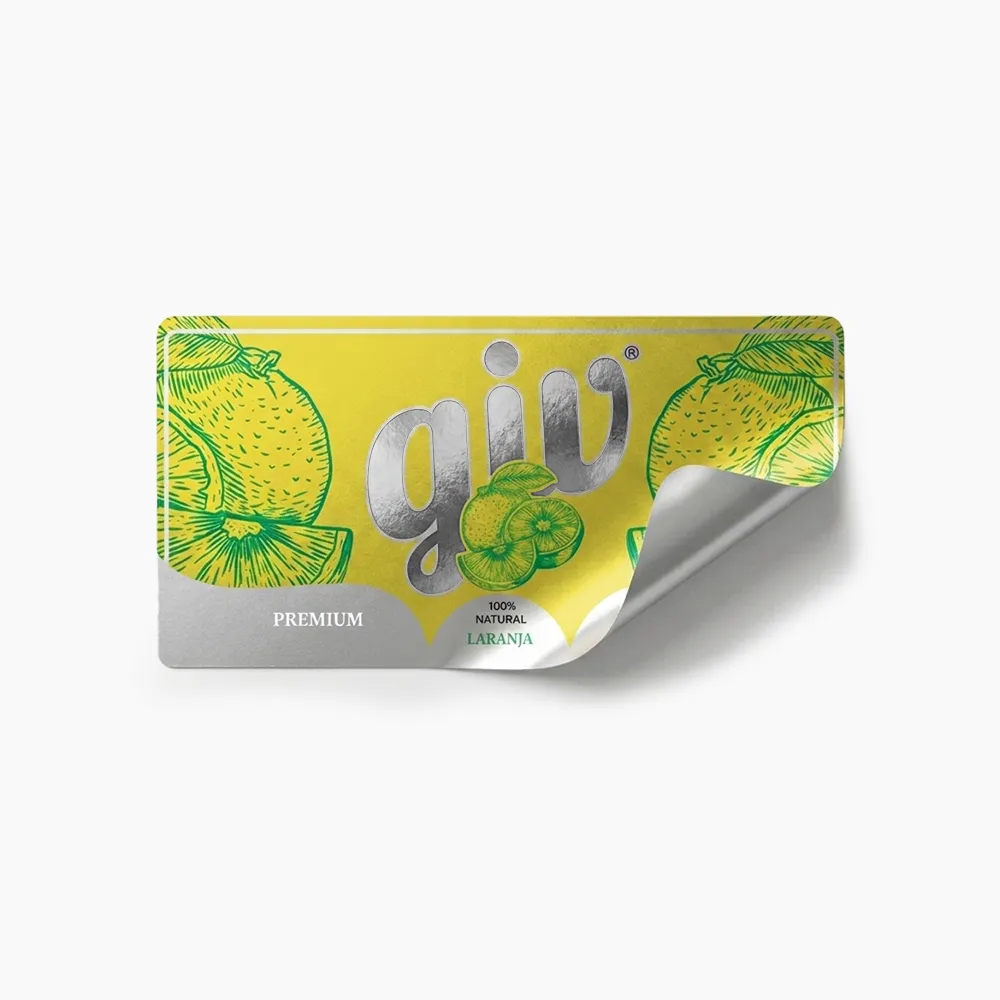 Rótulo para Garrafa de Suco