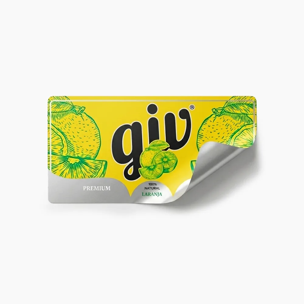 Rótulo para Garrafa de Suco