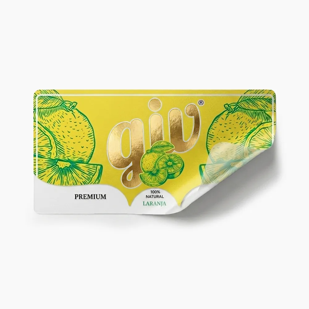 Rótulo para Garrafa de Suco