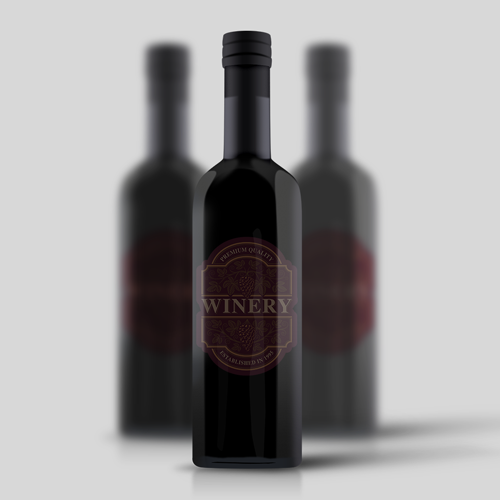 Rótulo para Garrafa de Vinho 1000ml