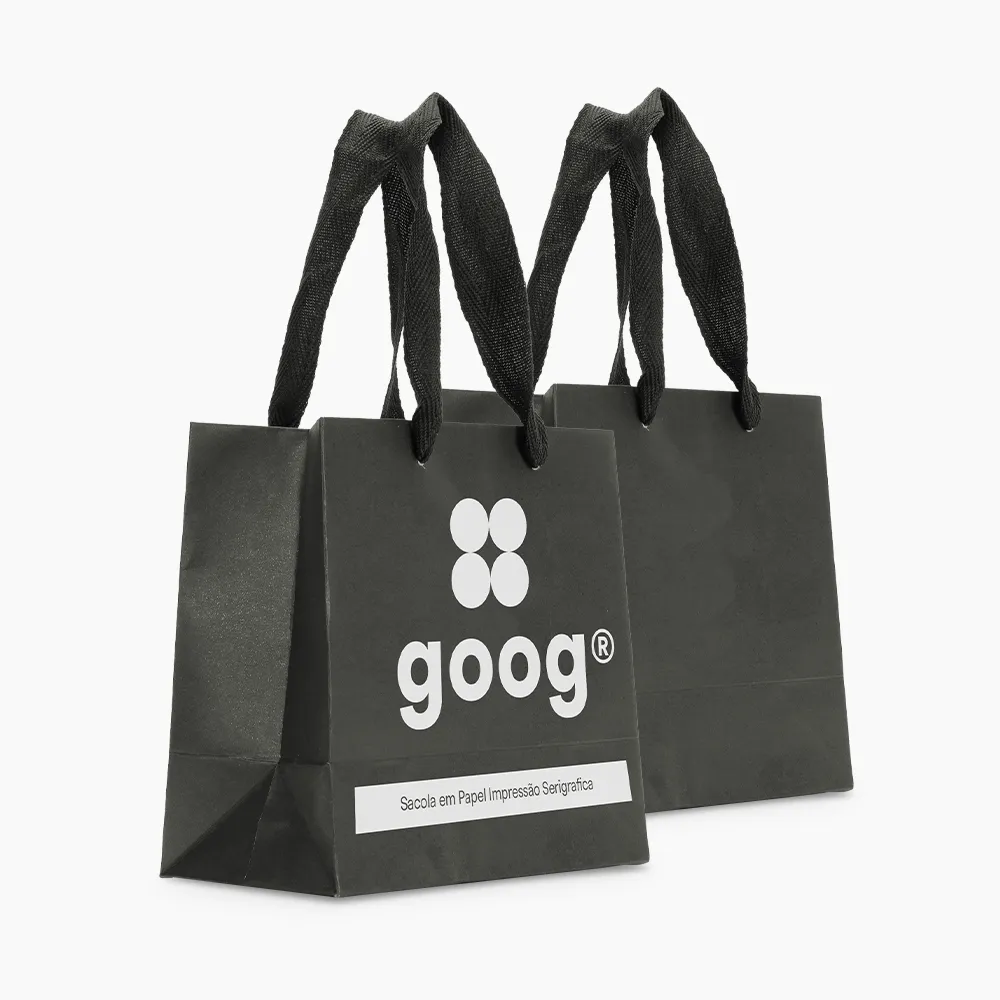 Sacola em Papel Personalizado em Silk - Premium