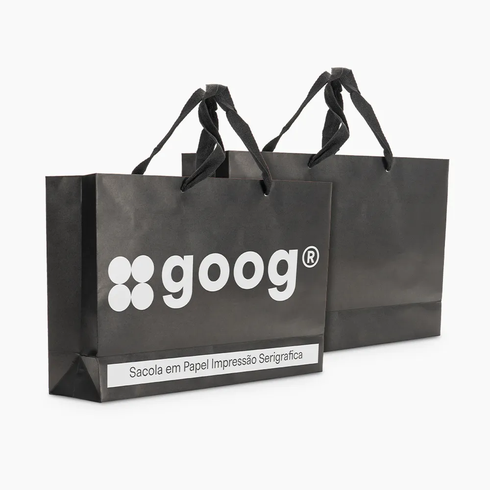 Sacola em Papel Personalizado em Silk - Premium