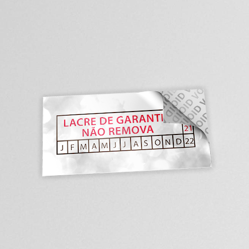 Etiqueta Lacre de Garantia VOID