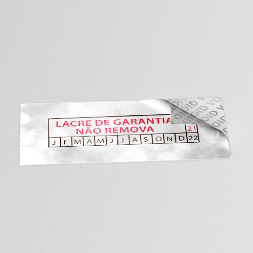 Etiqueta Lacre de Garantia VOID