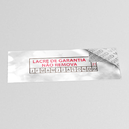 Etiqueta Lacre de Garantia VOID