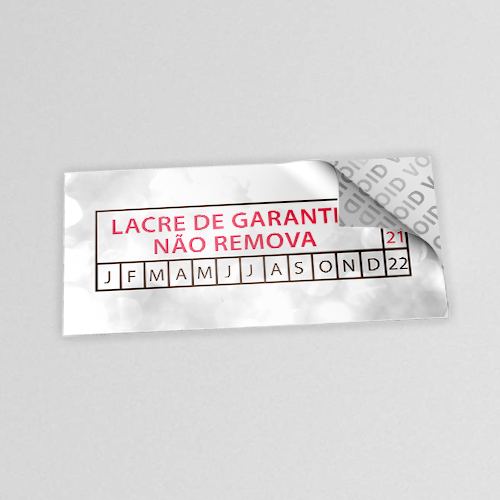 Etiqueta Lacre de Garantia VOID