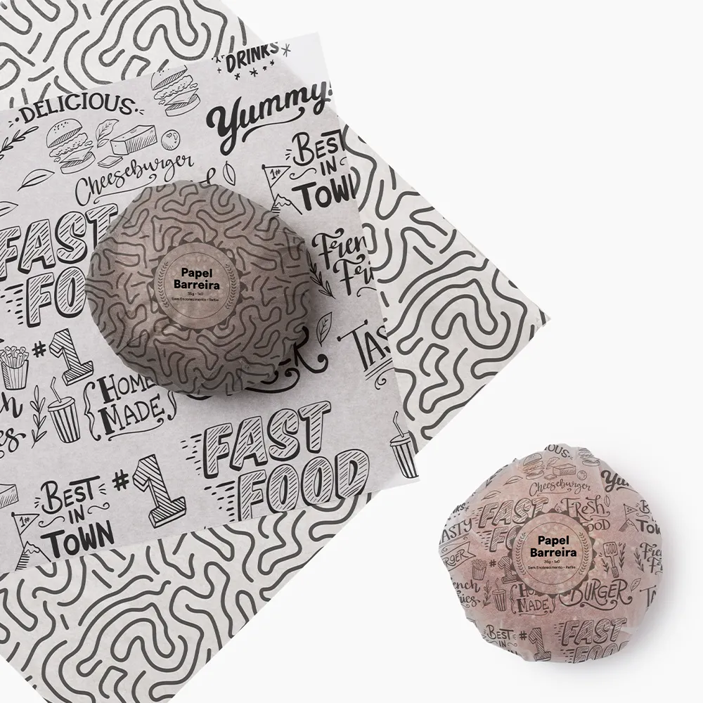 Papel Barreira para Lanches