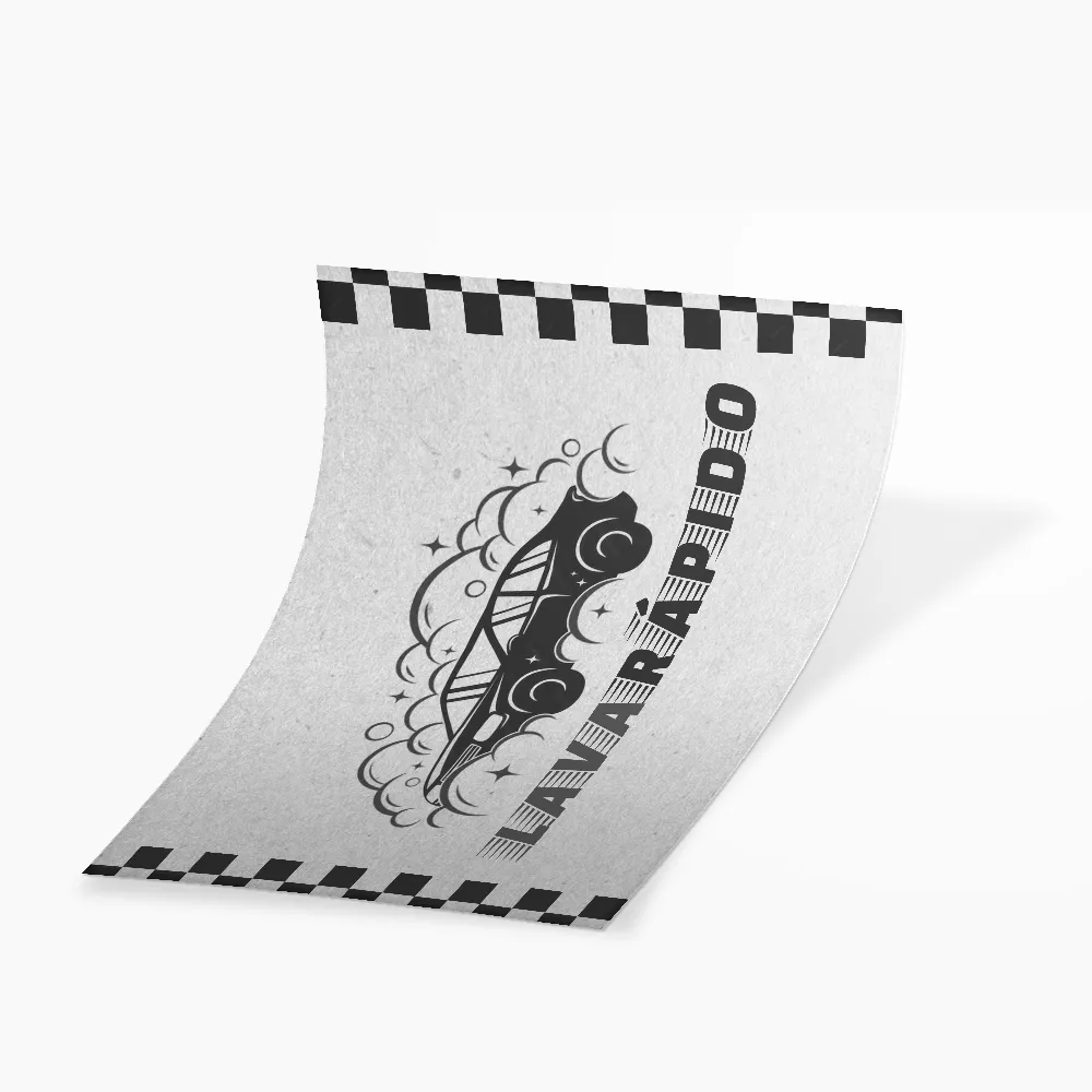 Tapete de Papel para Lava-Rápido Personalizado