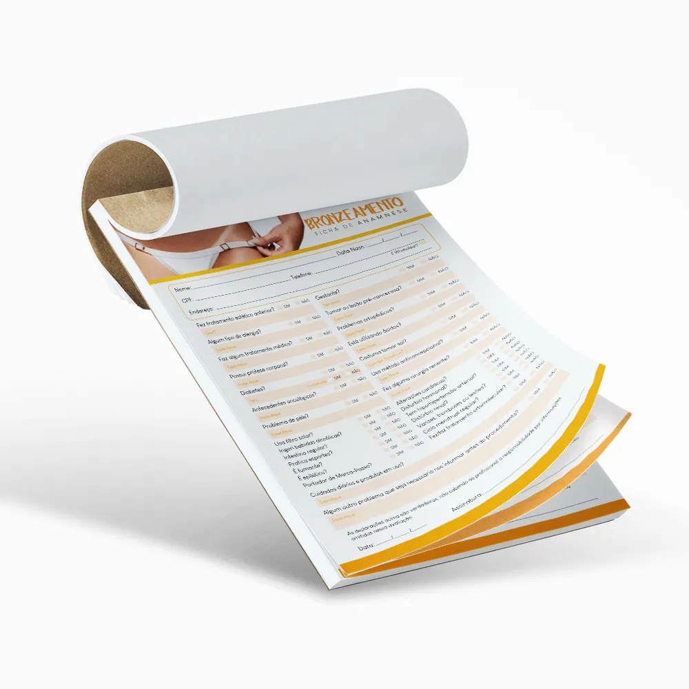 Bloco Anamnese Bronzeamento