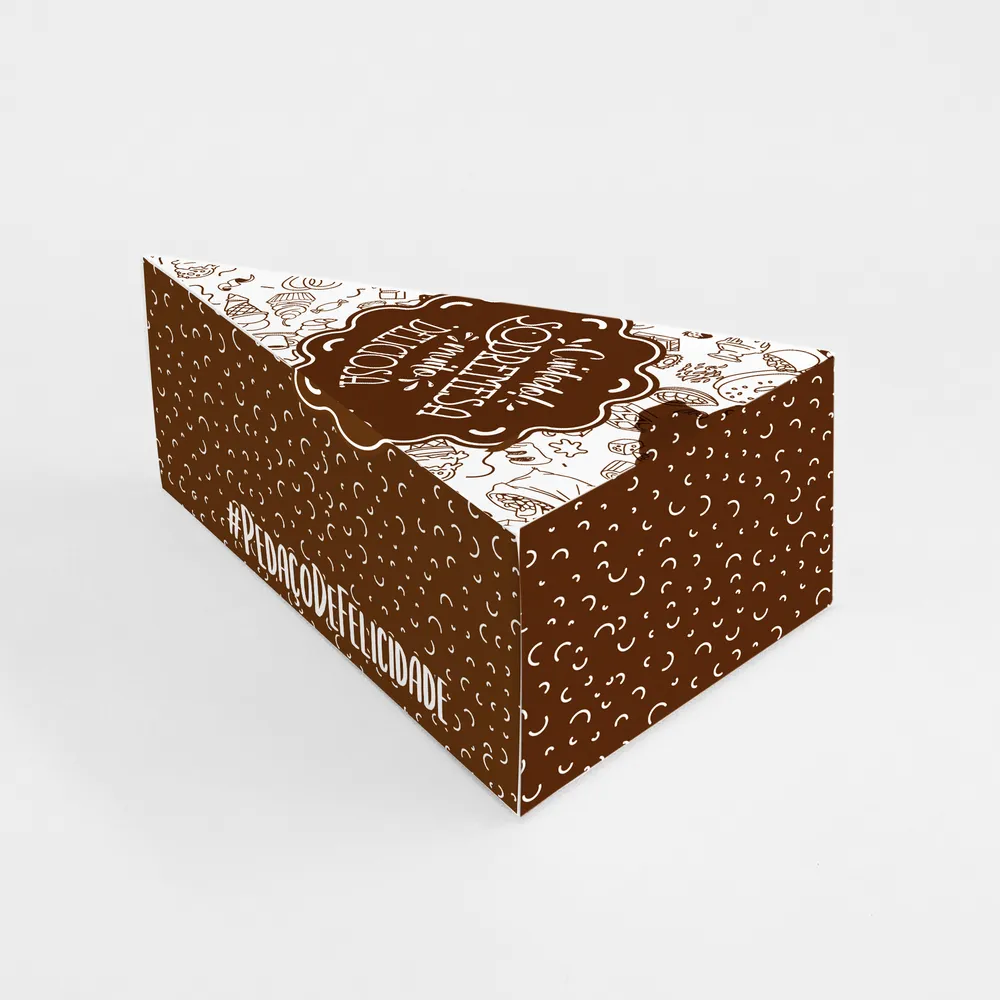 Embalagem Delivery para Fatia de Bolo