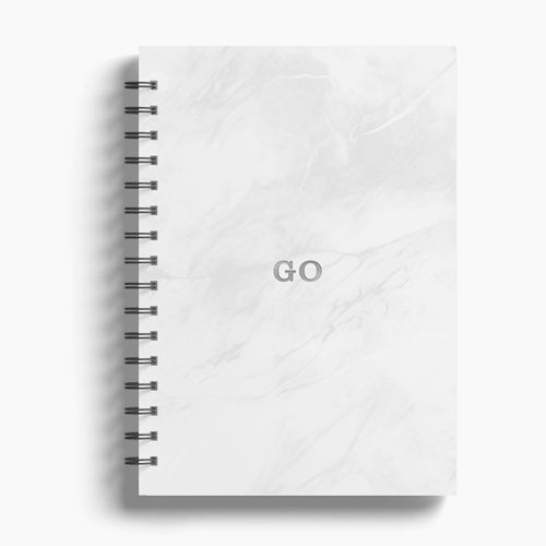 Agenda Premium Diária Mármore Branco