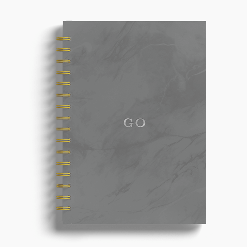 Agenda Premium Planner Ceramic Cinza